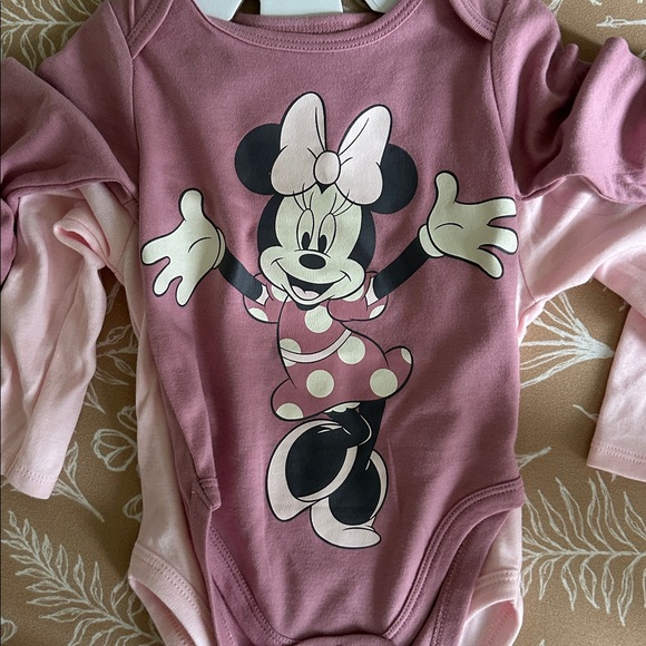 Disney Minnie Mouse Mauve and Pink Bodysuit - Picture 3 of 5
